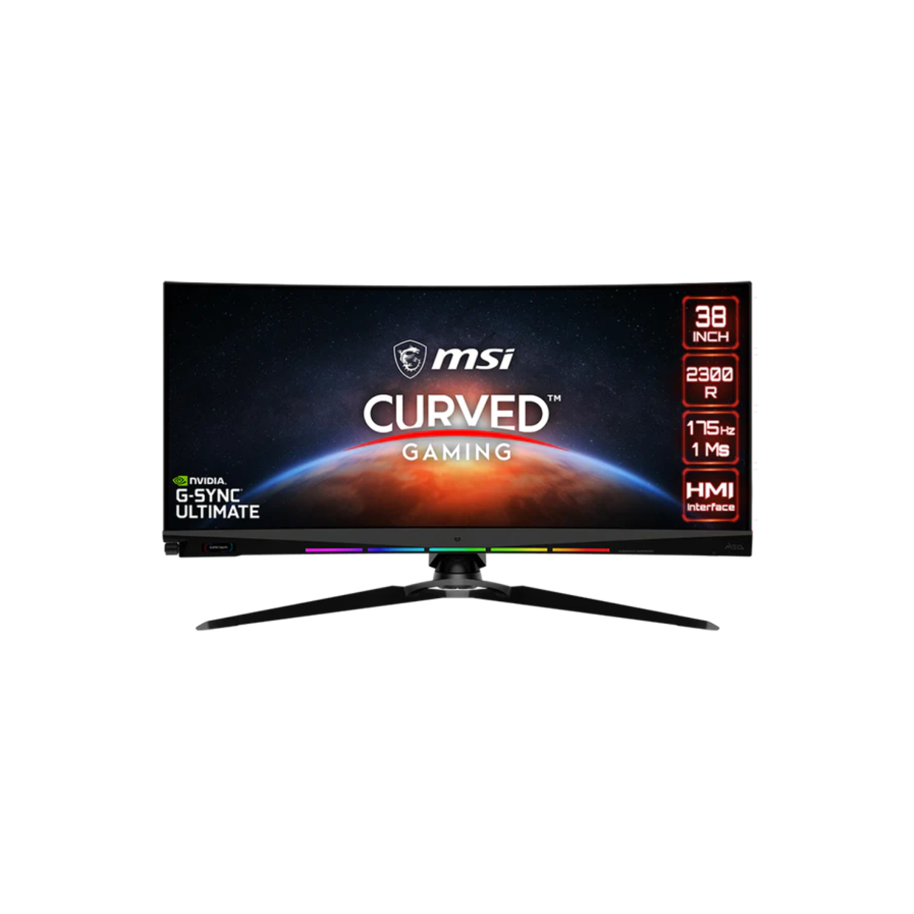 مانیتور مخصوص بازی خمیده ام اس آی مدل MEG381CQR Plus سایز 38 اینچ