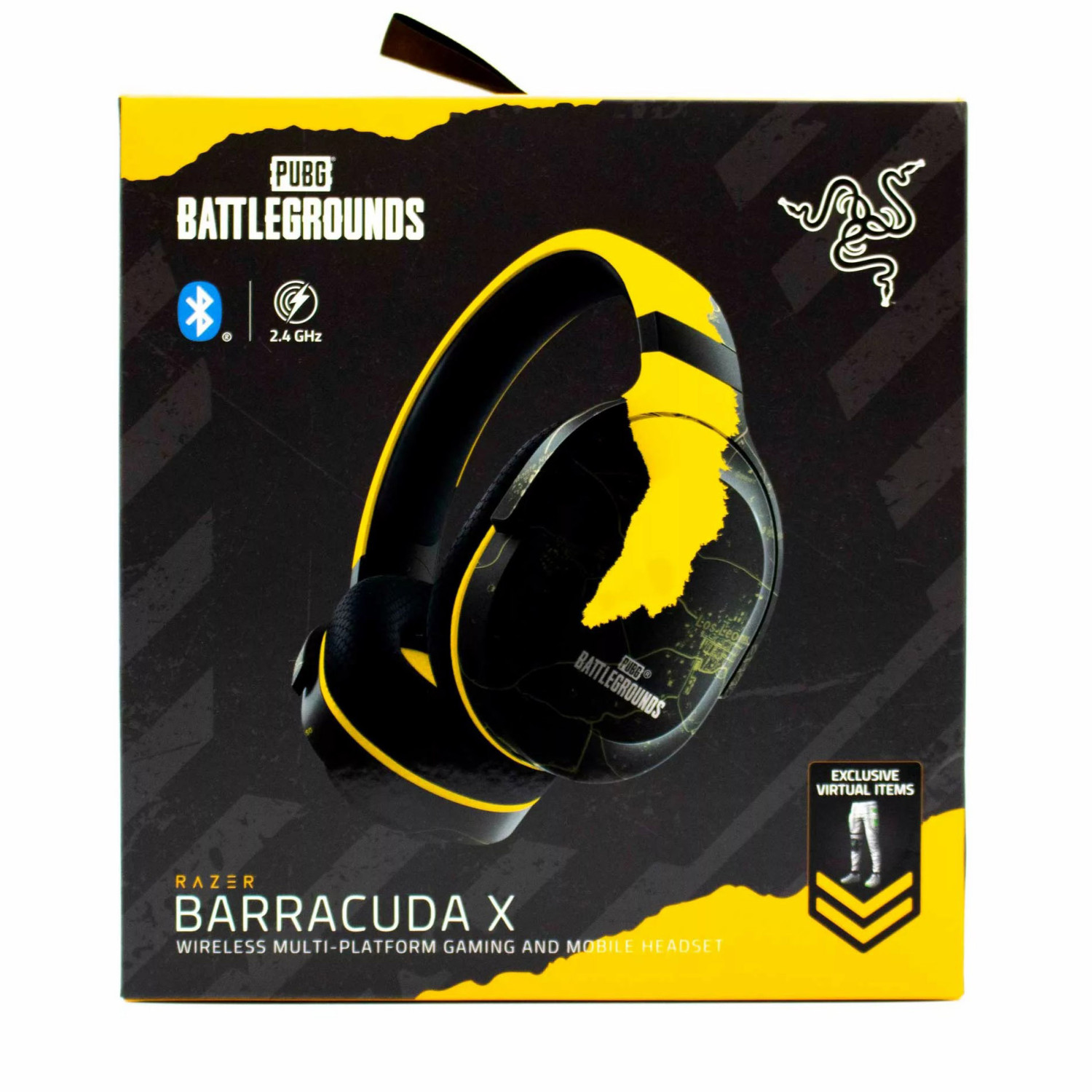 هدفون مخصوص بازی بی سیم ریزر مدل Barracuda X PUBG BATTLEGROUNDS Edition