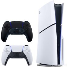 کنسول بازی سونی مدل PlayStation 5 Slim ظرفیت یک ترابایت ریجن 2016A اروپا به همراه دسته اضافی مشکی