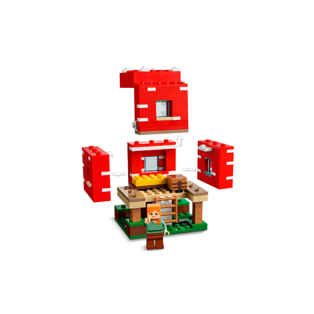 لگو مدل Minecraft The Mushroom House کد 21179
