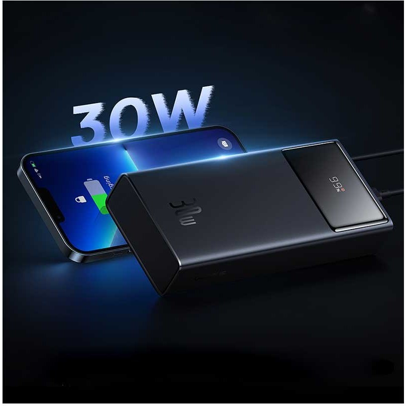 پاوربانک بیسوس مدل STAR-LORD-P10022904113-30W ظرفیت 20000 میلی آمپر ساعت