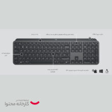کیبورد و ماوس  لاجیتک مدل MX KEYS COMBO