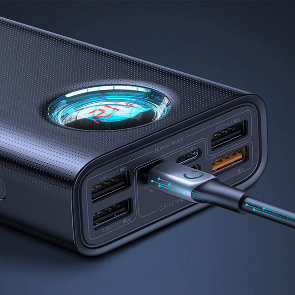 پاوربانک باسئوس مدل PPLG0001 ظرفیت 30000 میلی آمپر ساعت