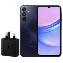 گوشی موبایل سامسونگ مدل Galaxy A15 دو سیم کارت ظرفیت 128 گیگابایت و رم 4 گیگابایت به همراه شارژر 15وات سامسونگ – ویتنام