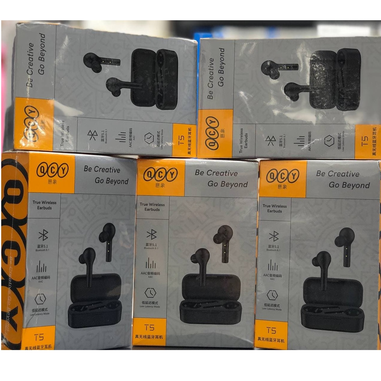 هندزفری بی سیم کیو سی وای مدل SHO 5 KOL T